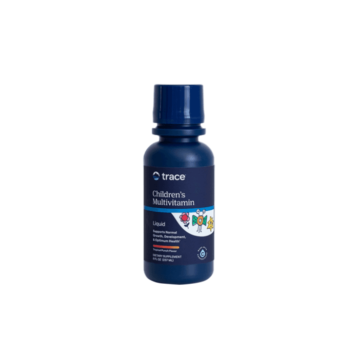 TRACE MINERALS skystas multivitaminų ir mineralų kompleksas vaikams KIDS MULTI, citrusų punčo skonio, 237 ml