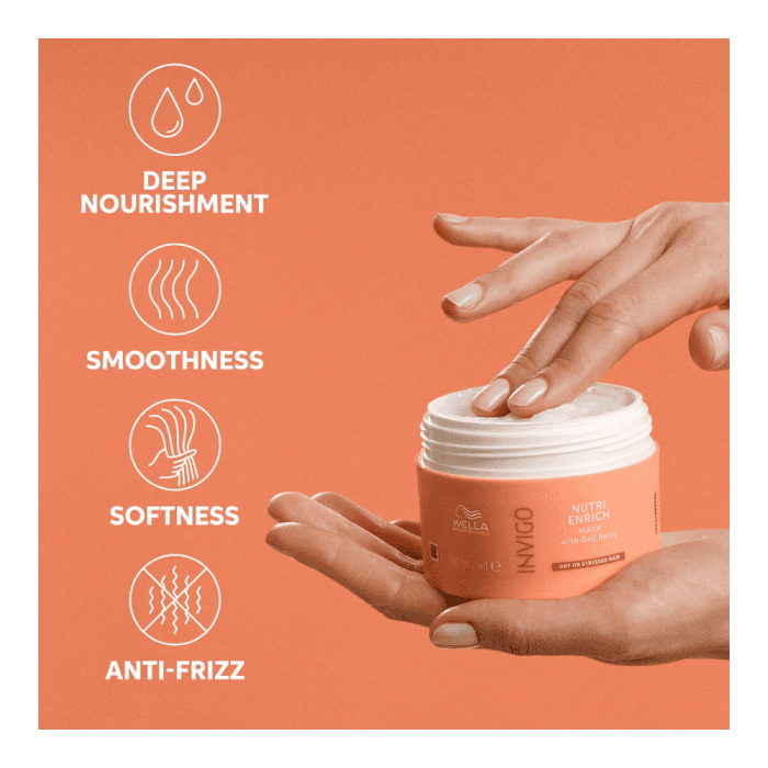 WELLA PROFESSIONALS giliai maitinanti kaukė NUTRI ENRICH DEEP NOURISHMENT MASK, 150 ml-2