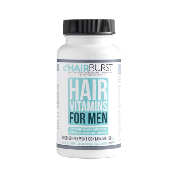 HAIRBURST maisto papildas vyrų plaukams, 60 kapsulių