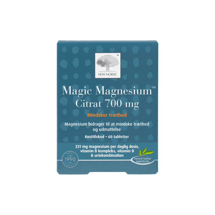 MAGIC MAGNESIUM CITRAT, 60 tablečių