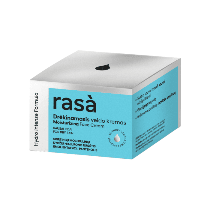RASA drėkinamasis veido kremas sausai odai HYDRO INTENSE, 50 ml-1