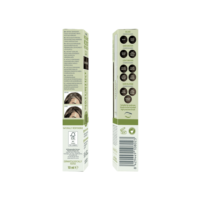 NATURTINT plaukų šaknų maskuoklis (dark blonde), 10 ml-2
