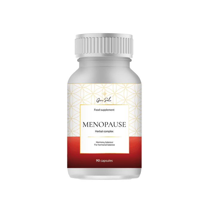 GRASOLE, MENOPAUSE, MENOPAUZEI, 90 kapsulė