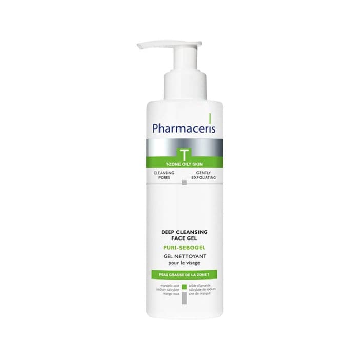PHARMACERIS T prausimosi gelis PURI SEBOGEL, 190 ml