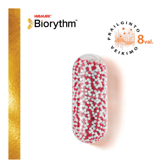 BIORYTHM VITAMIN B12 MAX  (prailginto veikimo vitaminas B12), 30 kapsulių-1