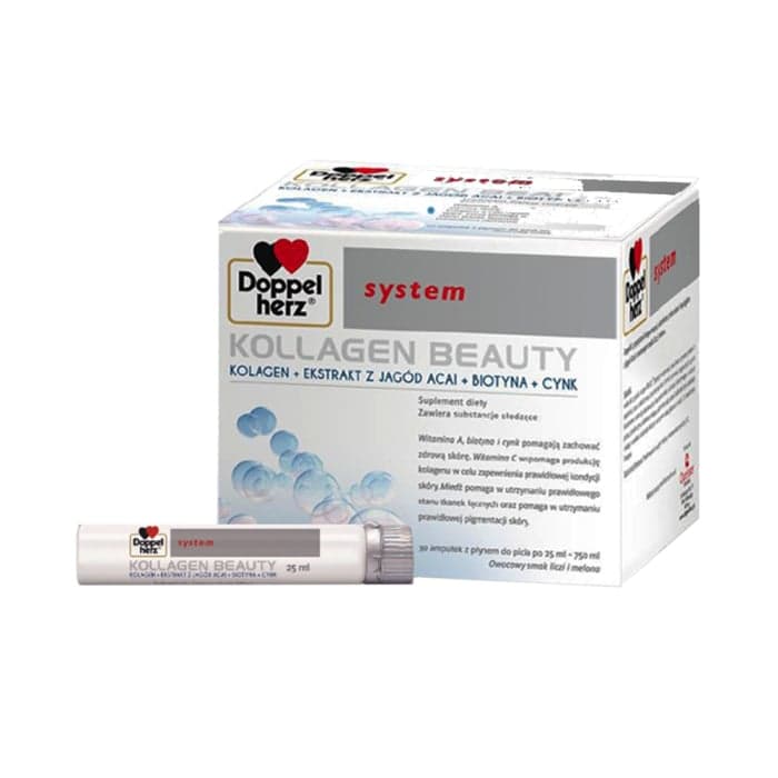 DOPPELHERZ SYSTEM KOLLAGEN BEAUTY, 30 dienos dozių-1