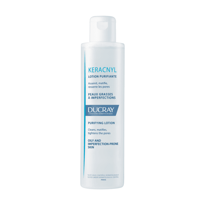 DUCRAY valomasis losjonas riebiai odai KERACNYL, 200 ml