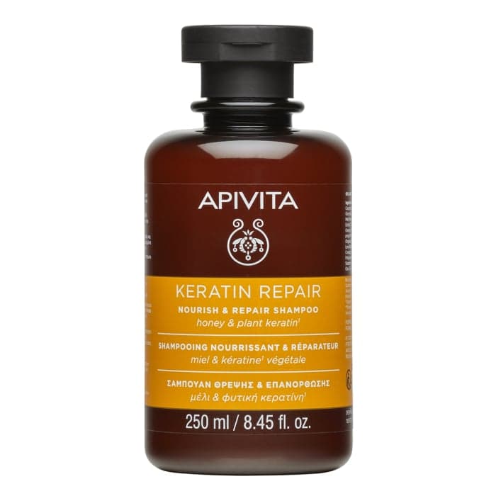 APIVITA maitinamasis šampūnas su keratinu, 250 ml