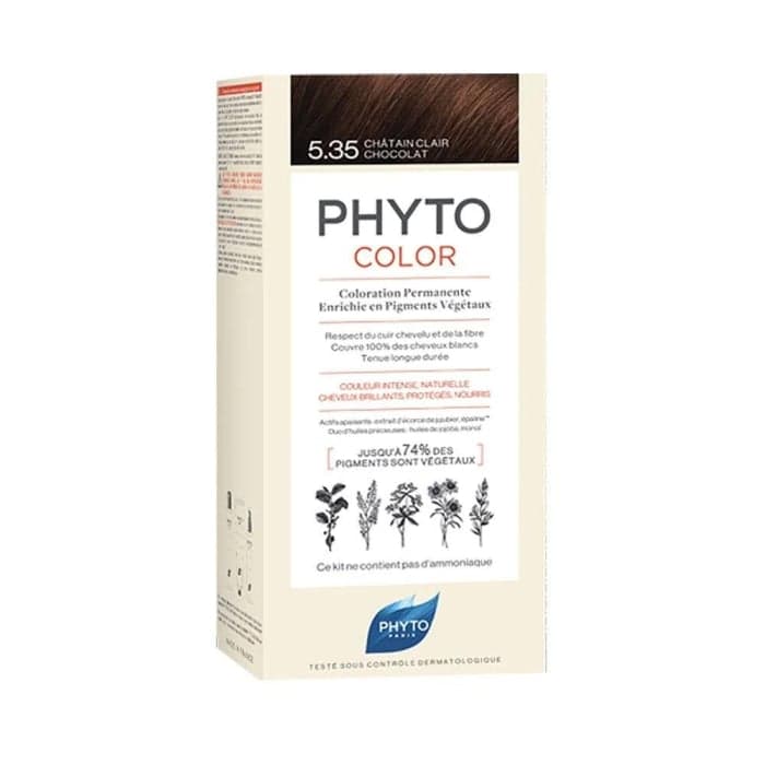 PHYTO plaukų dažai COLOR, Nr. 5.35, 1 vnt.