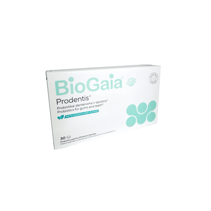 BIOGAIA probiotikai burnai PRODENTIS, 30 pastilių-1