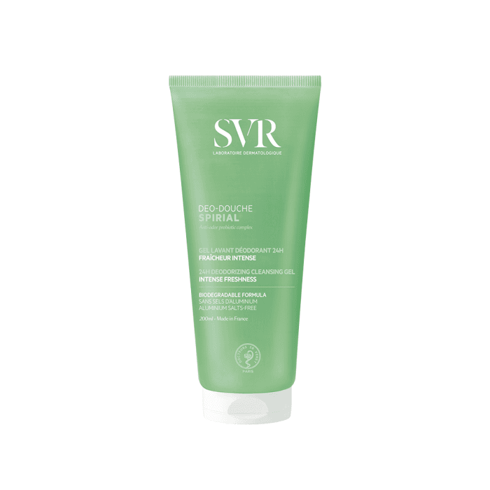 SVR kūno prausiklis su probiotikais jautriai odai SPIRIAL DEO-DOUCHE, 200 ml, 200 ml