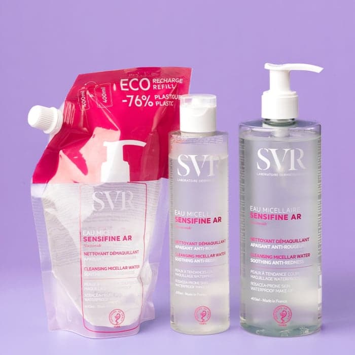 SVR micelinis vanduo jautriai, raustančiai odai SENSIFINE AR, 400 ml-2