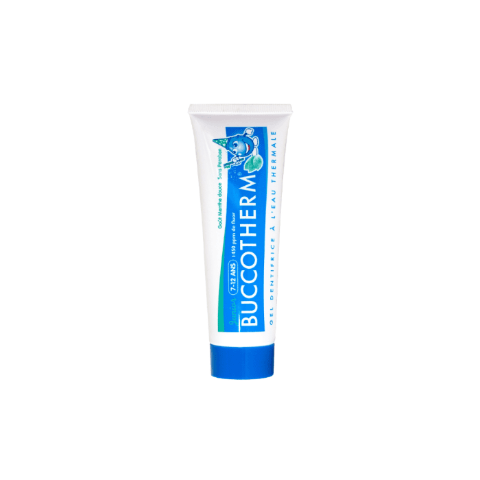 BUCCOTHERM dantų pasta vaikams, mėtų skonio, 7–12 m., 50 ml