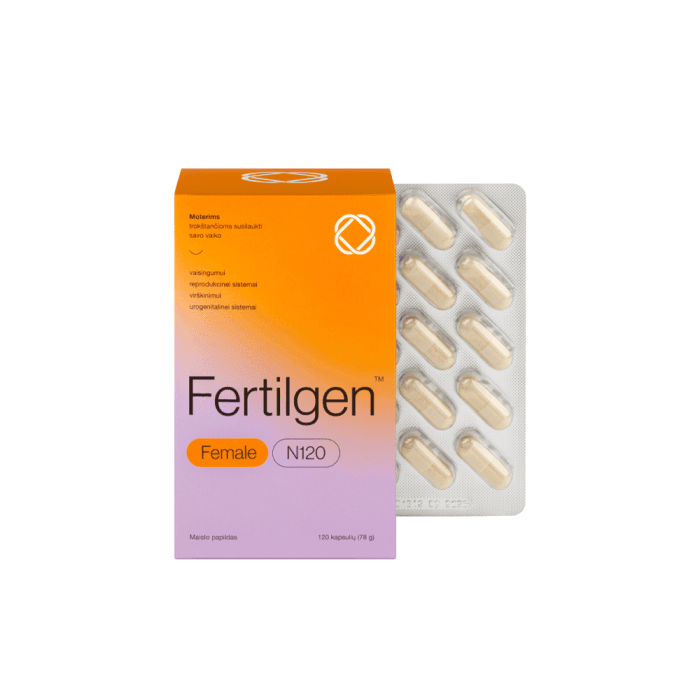 FERTILGEN FEMALE, 120 kapsulių-1