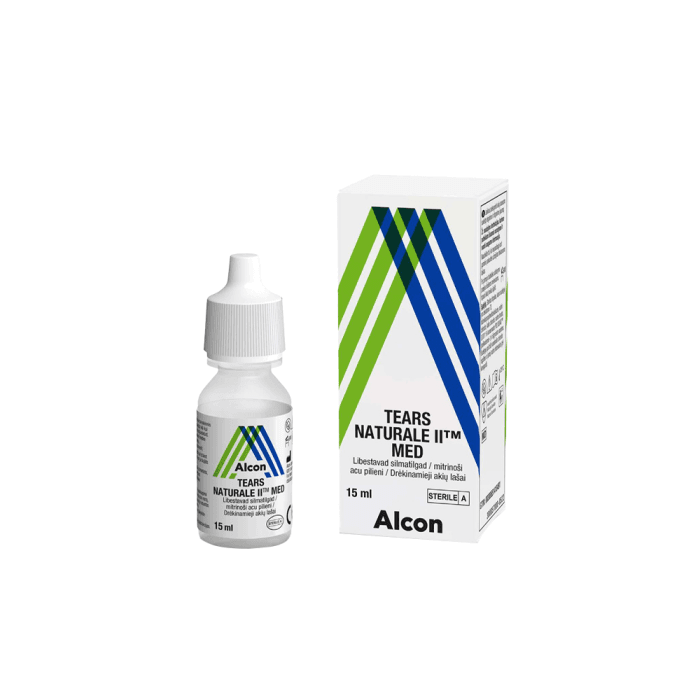 ALCON, TEARS NATURALE II MED drėkinamieji akių lašai, 15 ml