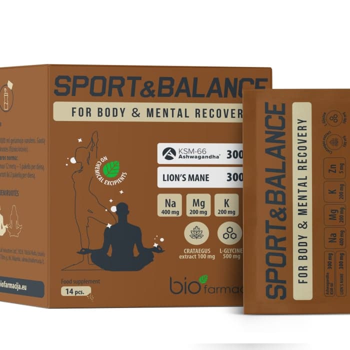 BIOFARMACIJA, SPORT&BALANCE, 14 pakelių