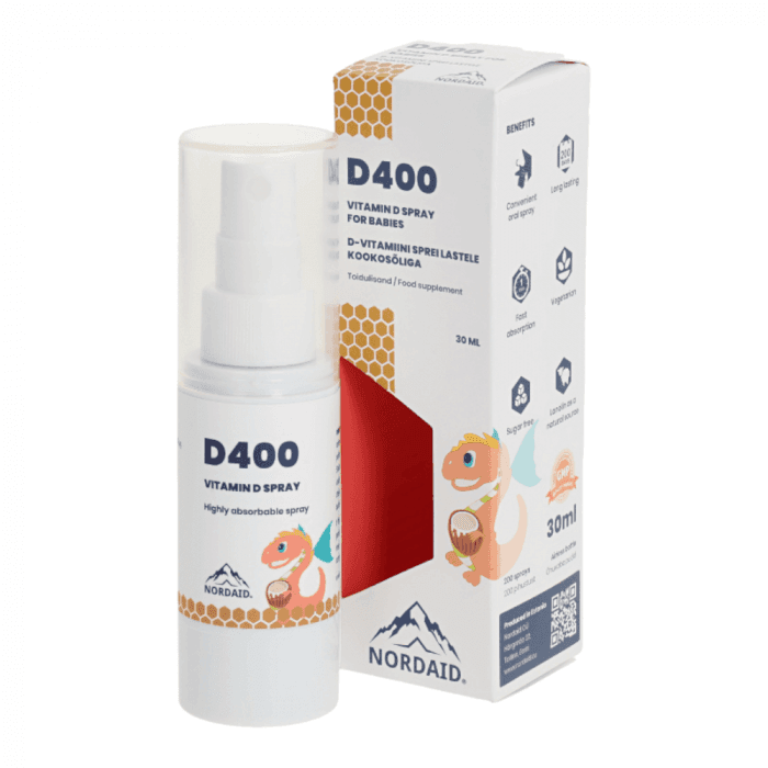 NORDAID purškiklis su kokosų aliejumi  D400 SPRAY BABIES, 30 ml-1