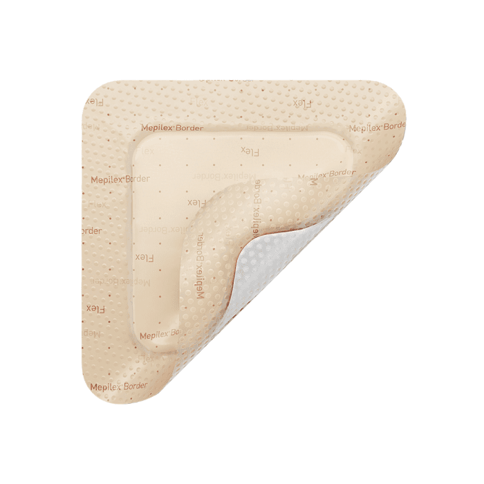 MEPILEX silikoninis tvarstis BORDER FLEX, 10 x 10 cm, 5 vnt.-1