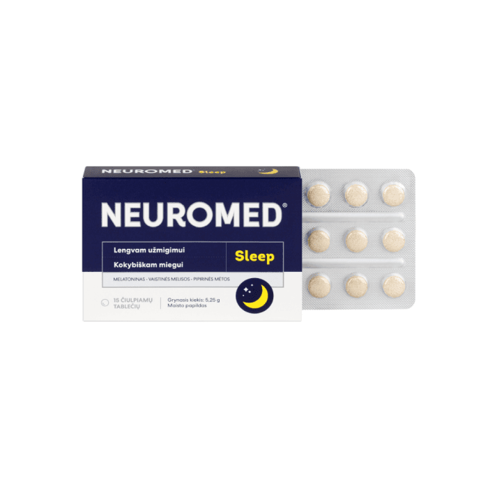 NEUROMED SLEEP, 15 čiulpiamų tablečių-2