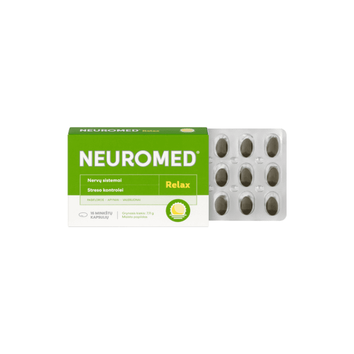 NEUROMED RELAX, nuo 18 m., 15 kapsulių-2