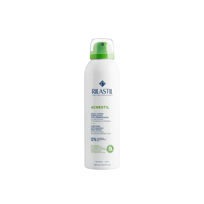 RILASTIL kūno purškalas, valomoji priemonė spuogams ACNESTIL, 150 ml