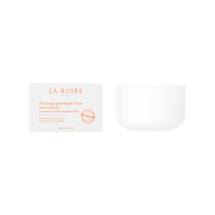 LA ROSÉE kūno šveitiklis sausai odai NOURISHING BODY SCRUB REFILL - papildymas, 200 ml