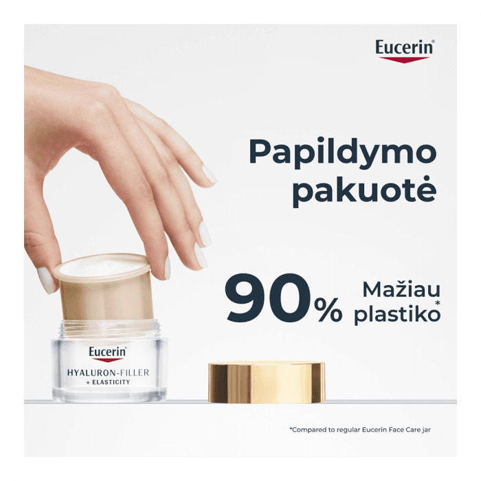 EUCERIN dieninis kremas brandžiai odai HYALURON-FILLER + ELASTICITY SPF 30, papildymo pakuotė, 50 ml-2
