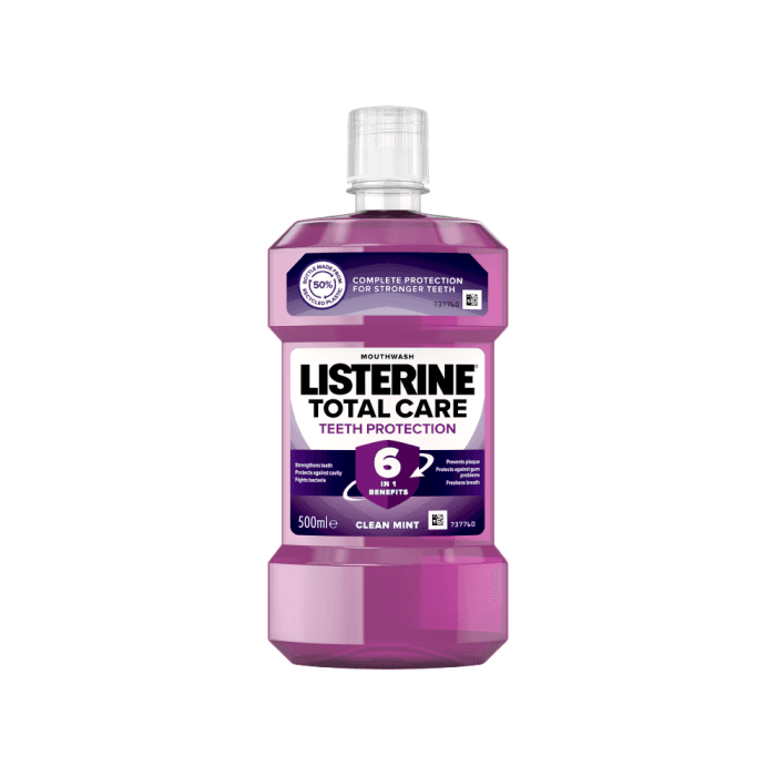 LISTERINE burnos skalavimo skystis TOTAL CARE 6 IN 1, 500 ml