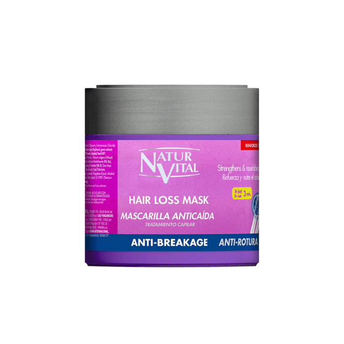 NATUR VITAL plaukų kaukė slenkantiems ir  lūžinėjantiems plaukams HAIR LOSS MASK, 500 ml