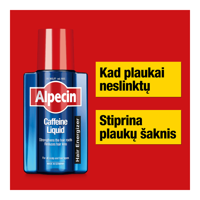 ALPECIN losjonas su kofeinu nuo plaukų slinkimo, 200 ml-2