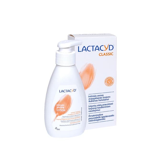 LACTACYD CLASSIC prausimosi losjonas, 200 ml