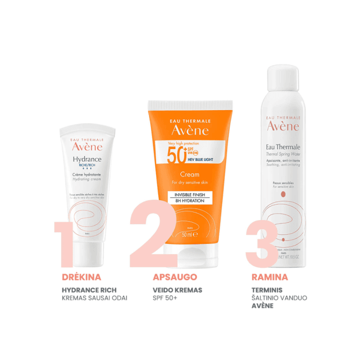 EAU THERMALE AVENE drėkinamasis kremas HYDRANCE RICH, 40 ml-1