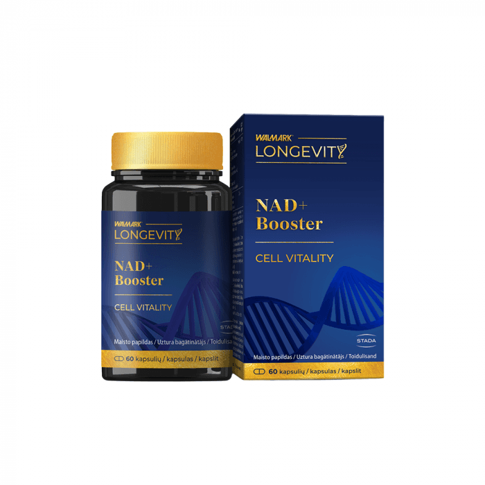 WALMARK LONGEVIT NAD+ Booster, 60 kapsulių