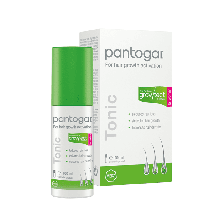 PANTOGAR plaukų tonikas moterims, 100 ml+su papildomu išilgintu antgaliu-1