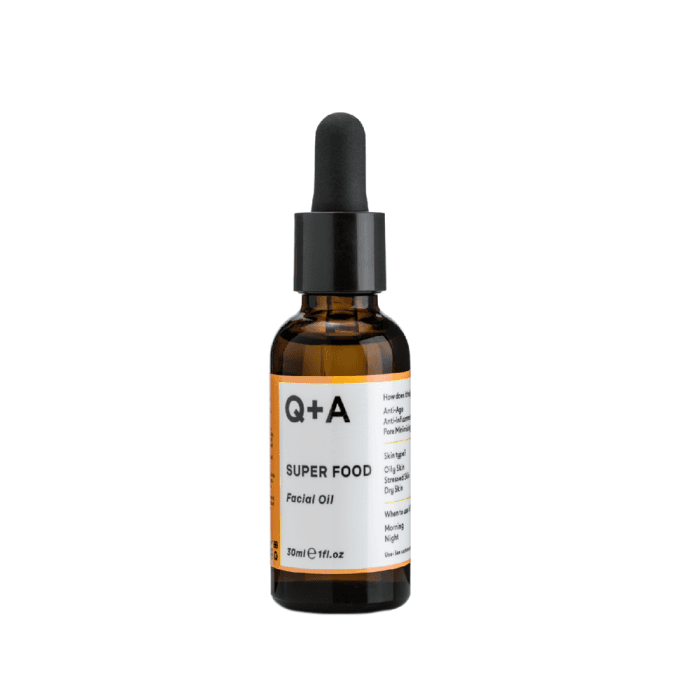 Q+A veido aliejus SUPER FOOD, 30 ml