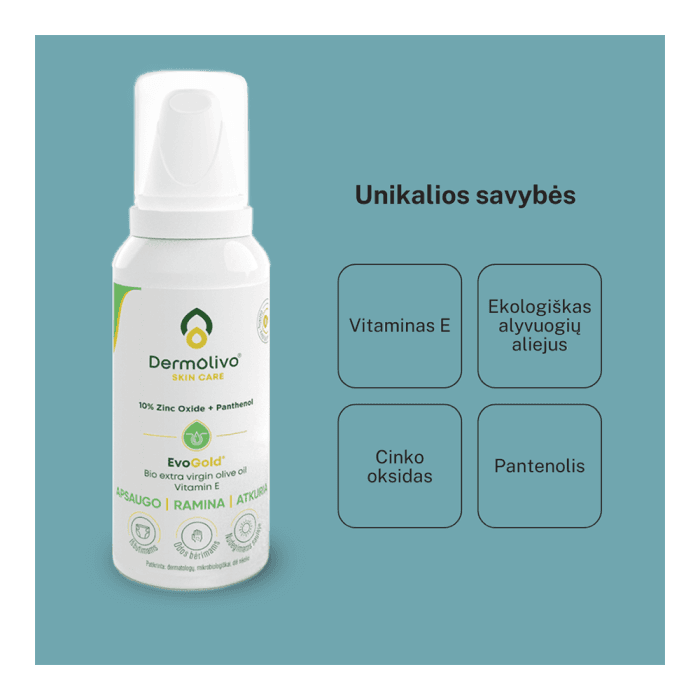 DERMOLIVO putos su cinku ir pantenoliu, 100 ml-2
