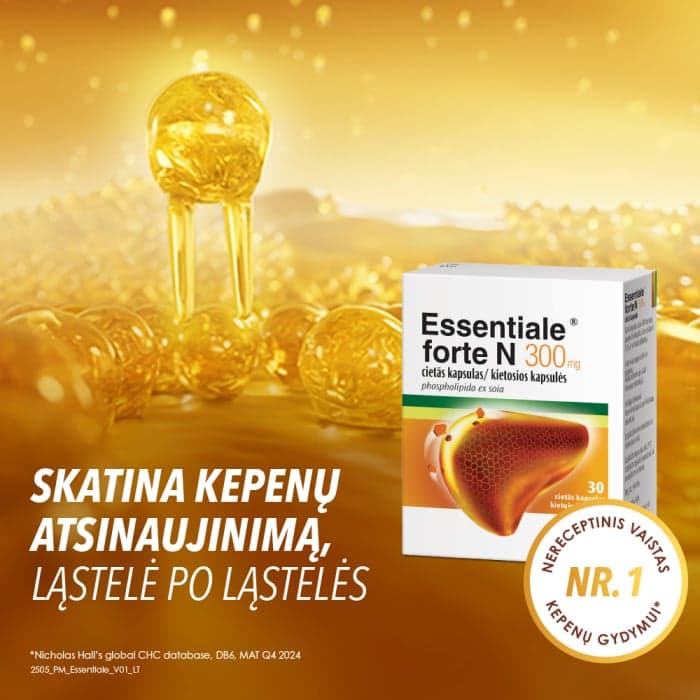 ESSENTIALE FORTE N, 300 mg, kietosios kapsulės, N30-1
