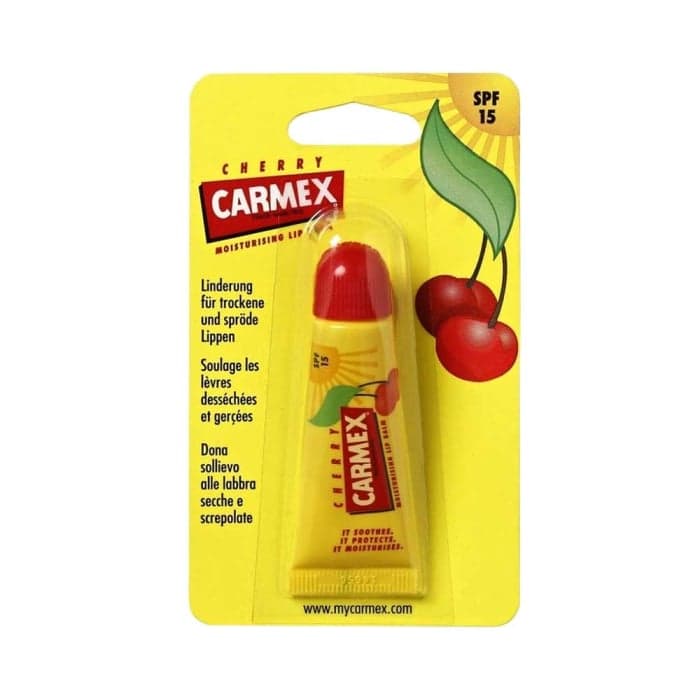 CARMEX lūpų balzamas TUBE CHERRY, SPF 15, bespalvis, 10 g-1