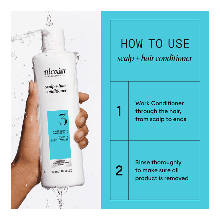 NIOXIN PRO CLINICAL galvos odos ir plaukų kondicionierius SYS3 SCALP & HAIR CONDITIONER, 300 ml-1