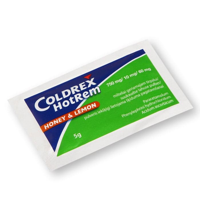 COLDREX HOTREM LEMON, milteliai geriamajam tirpalui, N10-1