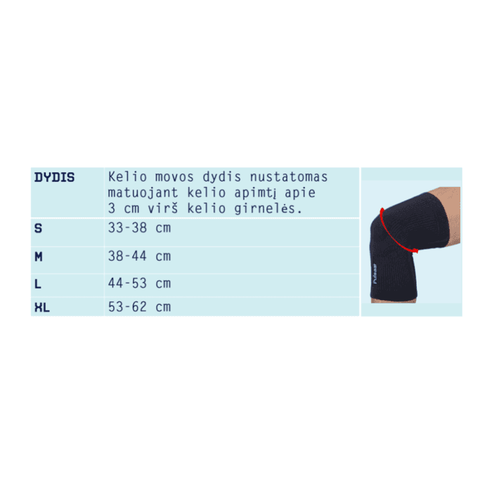 PULSAAR ACTIVE 3D audimo kelio mova, S dydis, 1 vnt.-2