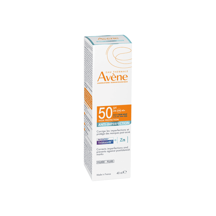 EAU THERMALE AVÈNE SUN fluidas riebiai ir mišriai odai SPF50+, 40 ml-1