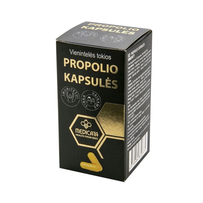 PROPOLIO KAPSULĖS, 40 kapsulių