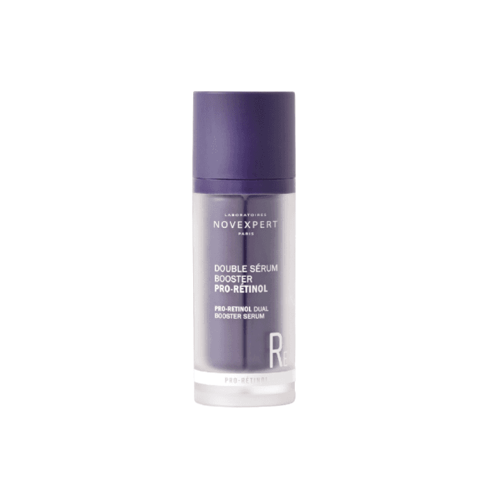 NOVEXPERT dvejopo poveikio serumas su bakučioliu, proretinoliu ir 10 % AHA, PHA rūgštimis, 30 ml
