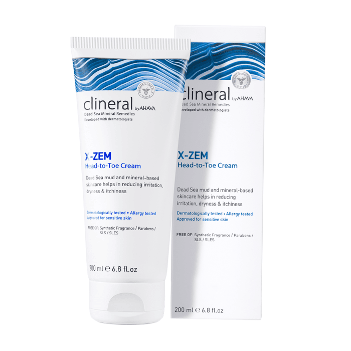 CLINERAL viso kūno kremas BY AHAVA X-ZEM, 200 ml