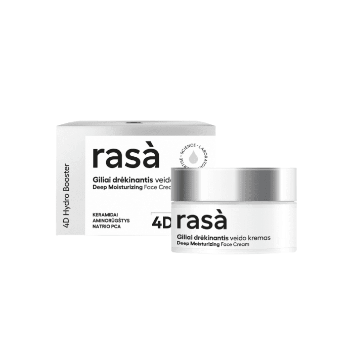 RASA giliai drėkinantis veido kremas 4D HYDRO BOOSTER, 50 ml