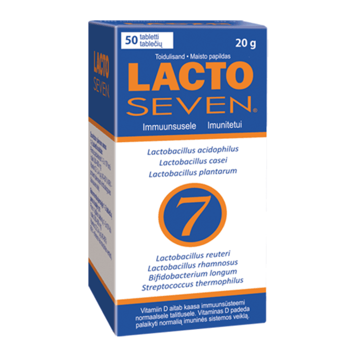 LACTO SEVEN, nuo 3 m., 50 tablečių-1
