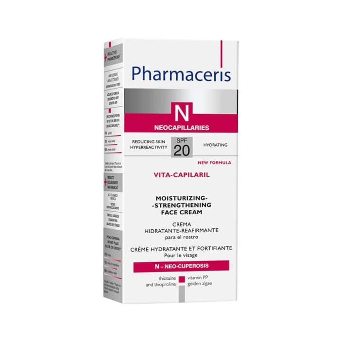 PHARMACERIS N drėkinamasis dieninis kremas VITA CAPILARIL, SPF20, 50 ml-1