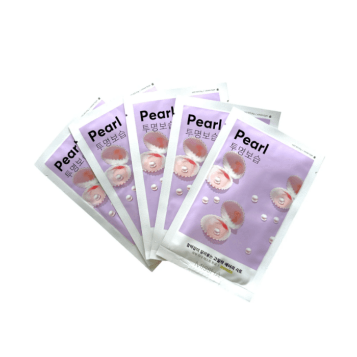 MISSHA  lakštinė veido kaukė su perlų ekstraktu, Airy Fit Sheet Mask Pearl, 19 g-1