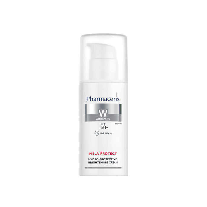 PHARMACERIS W skaistinamasis dieninis veido kremas MELA-PROTECT, SPF 50, 50 ml